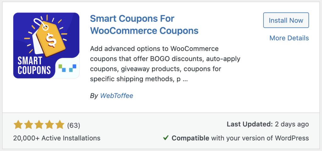 WooCommerce Kuponları için Akıllı Kuponlar