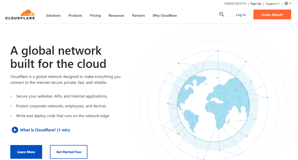 cloudflare - I migliori fornitori di CDN per WordPress