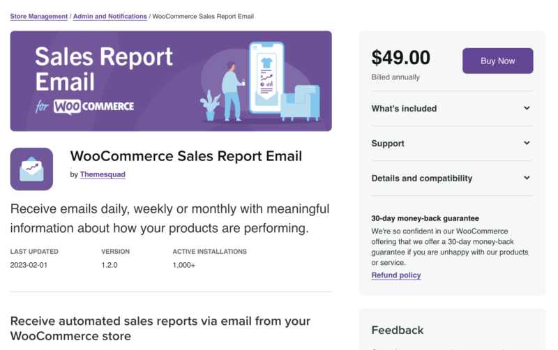 WooCommerce 販売報告メール