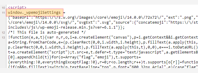 WordPress'te Emoji JavaScript'i Emoji JavaScript in WordPress