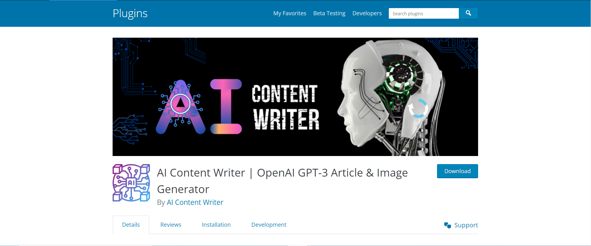 Gerador de conteúdo AI Content Writer