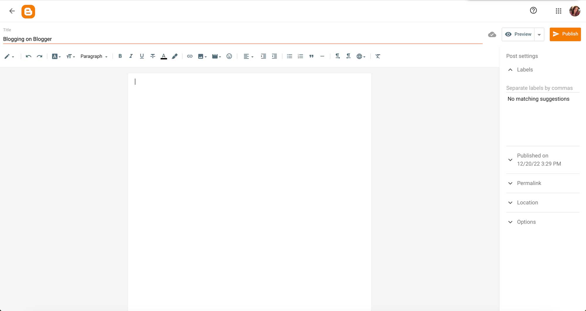 blogger'da blog yazmak
