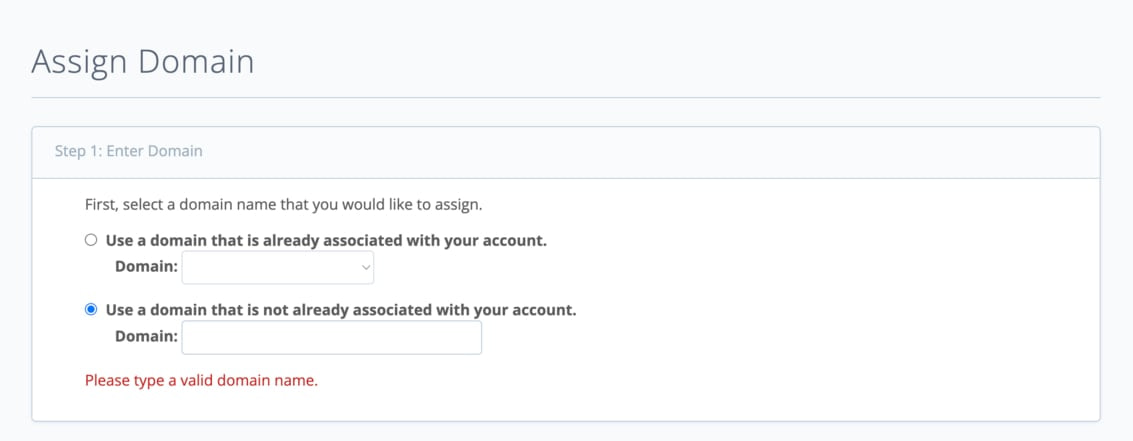 Bluehost 公园域名第二步