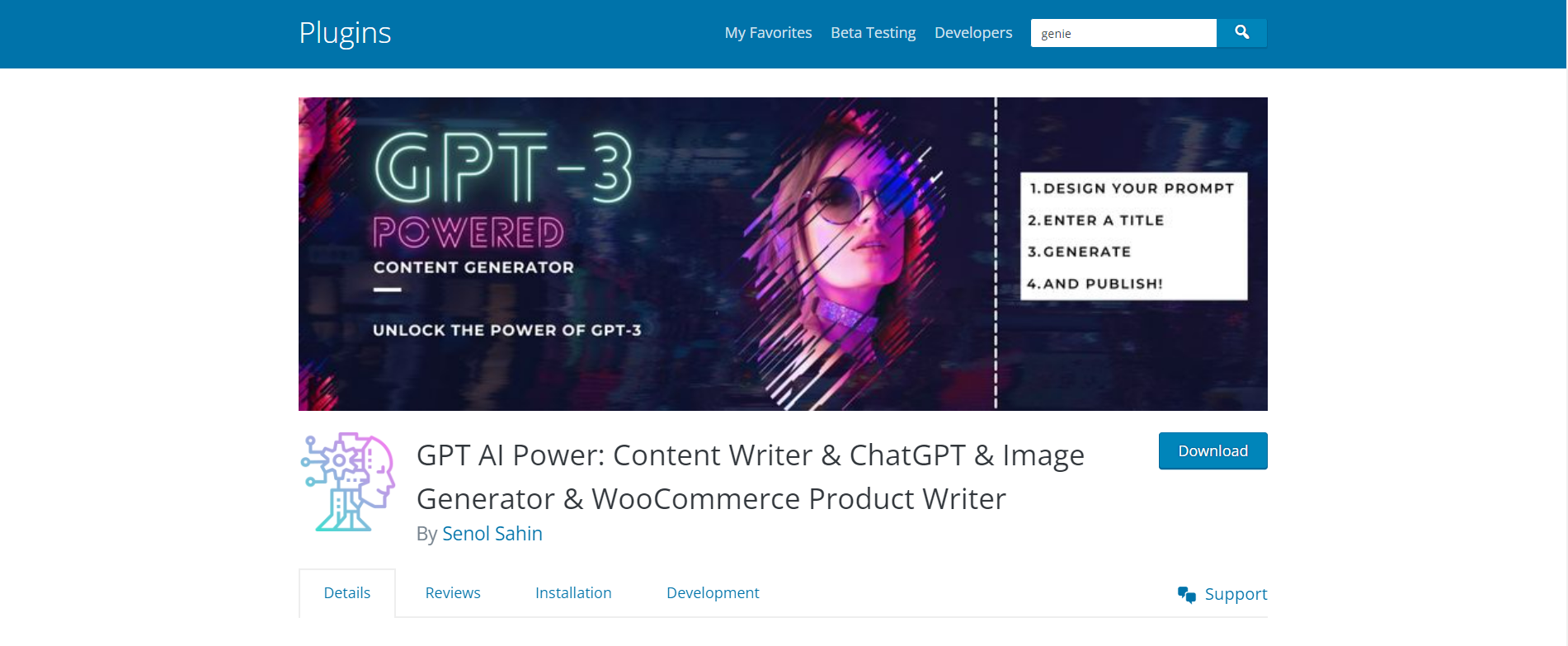 Generatore di contenuti GPT3 AI Content Writer & Generator