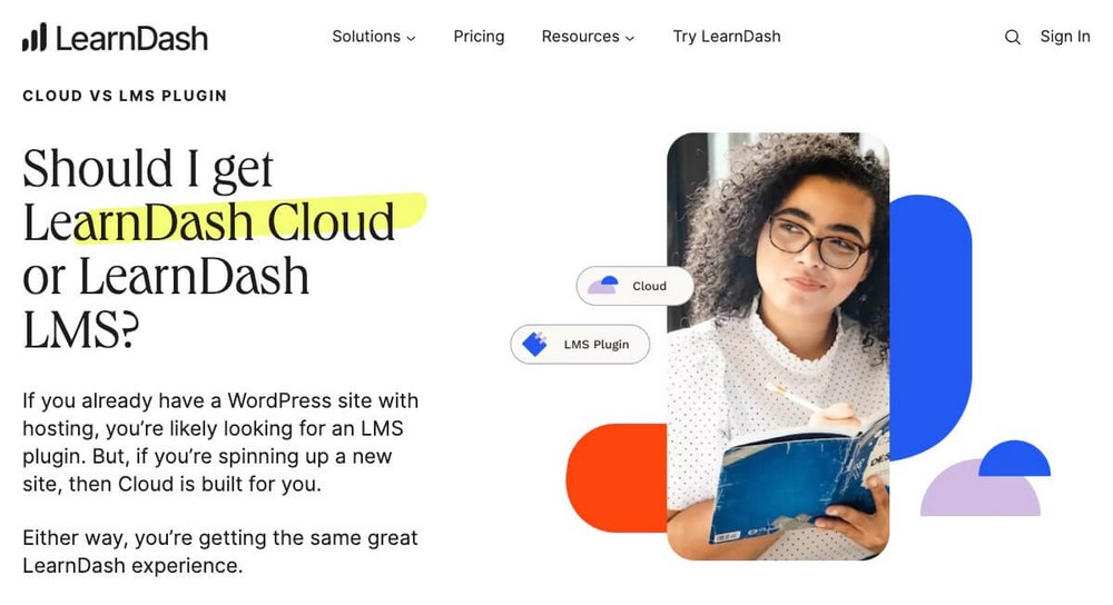 LearnDash 플러그인 대 클라우드