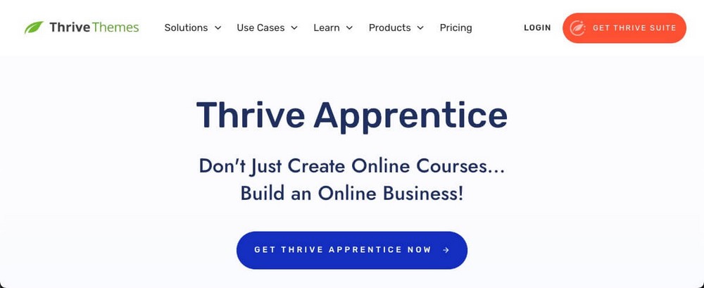 Thrive Apprentice 홈페이지
