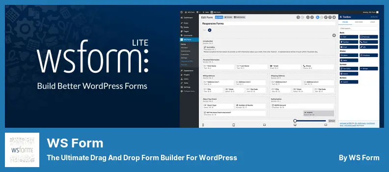 WS Form Plugin - WordPress 用の究極のドラッグ アンド ドロップ フォーム ビルダー