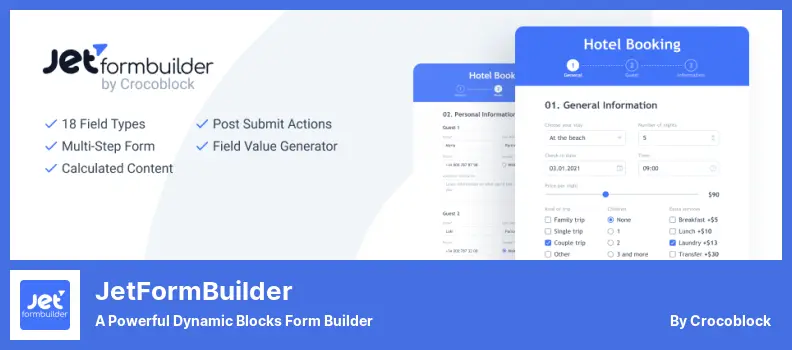 JetFormBuilder プラグイン - 強力な動的ブロック フォーム ビルダー