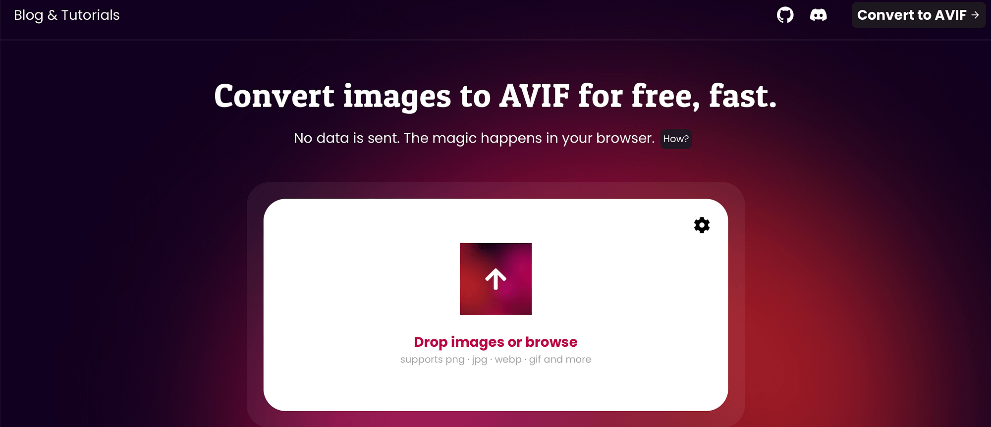 มีเครื่องมือแปลง AVIF ที่เข้าถึงได้ง่ายมากมาย นี่อาจเป็นปัจจัยในการตัดสินใจระหว่าง AVIF กับ WebP