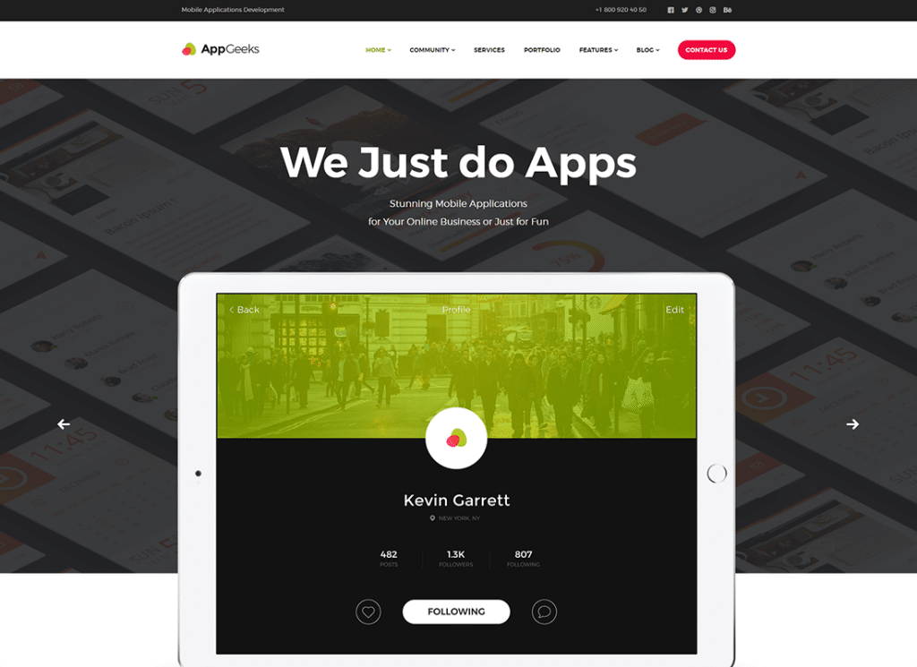 AppGeeks | O temă WordPress pentru studio web și agenție de creație