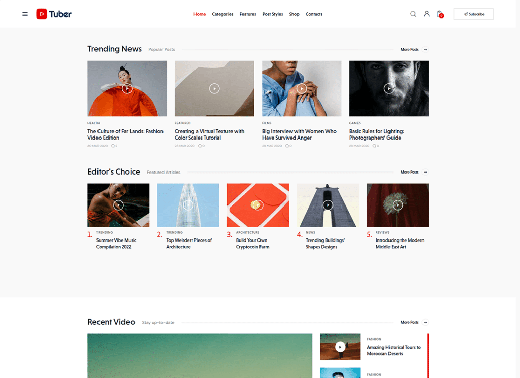 yumru | Video Blogu ve Podcast WordPress Teması