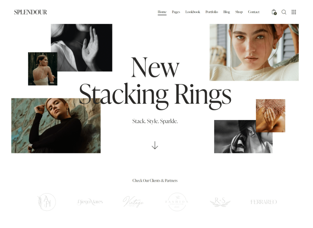 Splendor - ธีม WordPress เครื่องประดับและนาฬิกา