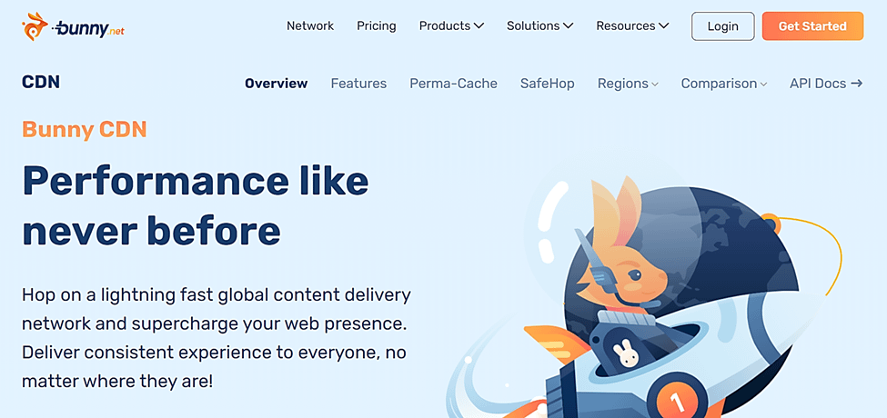 Bunny CDN é uma das melhores opções de CDN de imagens que existem.