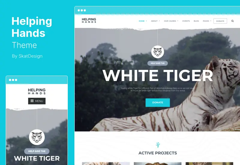 HelpingHands 主題 - 慈善 WordPress 主題