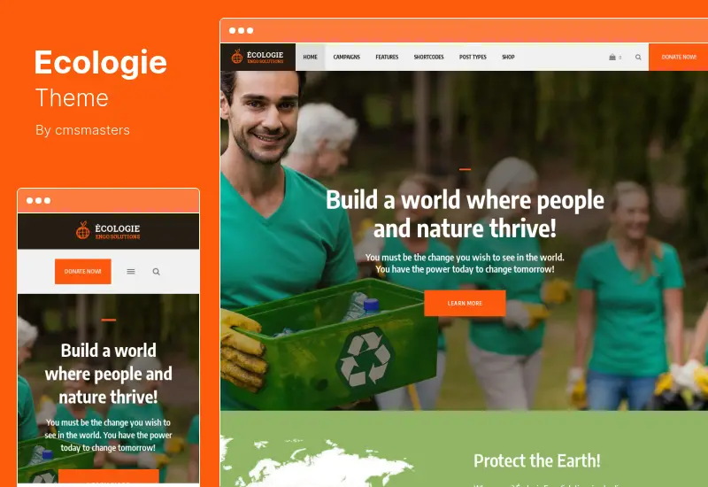 Ecologie Theme - Environmental NGO & Ecology WordPress 主題