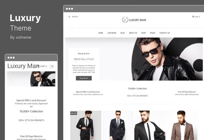 Tema de lux - Tema WordPress WooCommerce