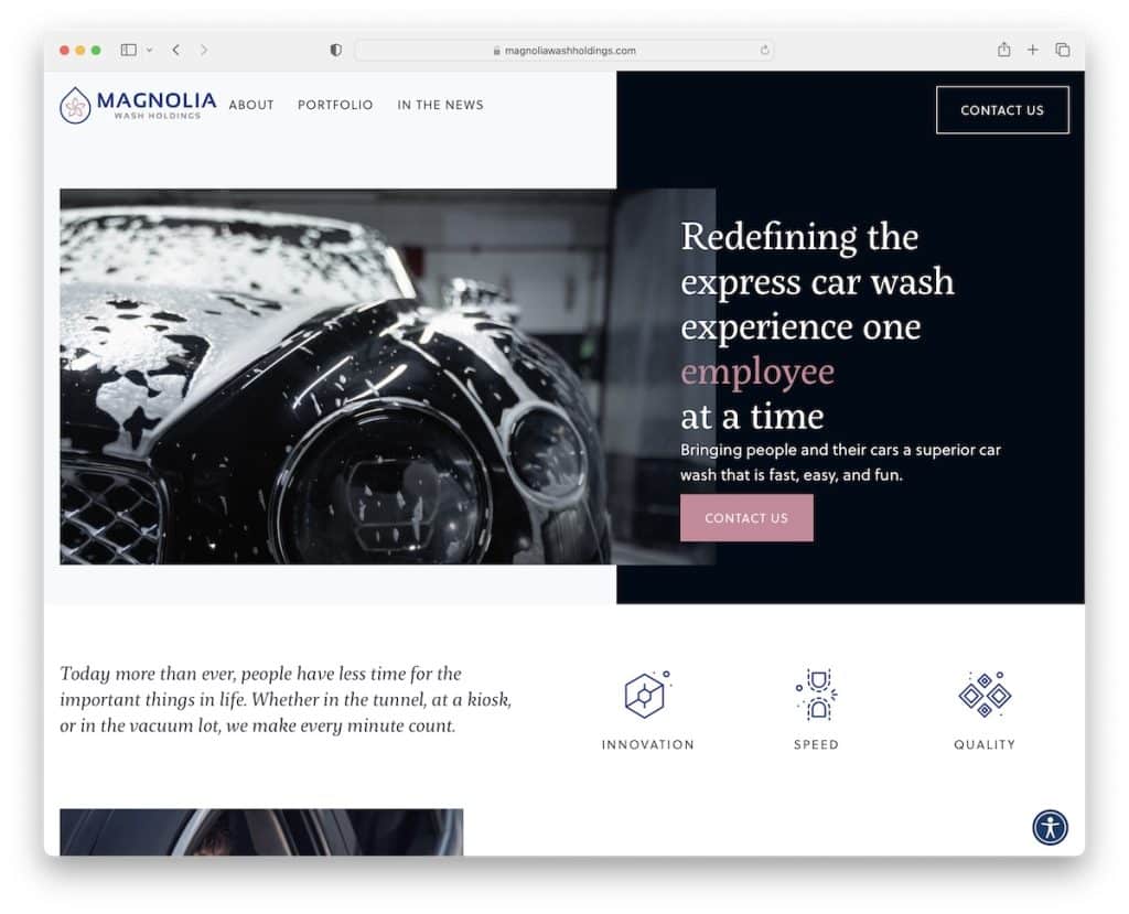magnolia spălarea exploatații web design