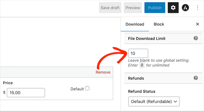 Adicione um limite de download aos seus arquivos de música Add a download limit to your music files