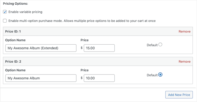 Adicionando preços variáveis para suas músicas, álbuns e EPs Adding variable pricing to your songs, albums, and EPs