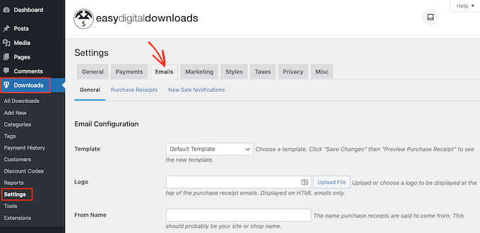 Como personalizar o e-mail de confirmação de compra na sua loja online How to customize the purchase confirmation email on your online store
