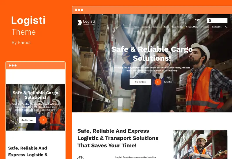 Logisti-Thema - Logistik & Transport WordPress-Theme