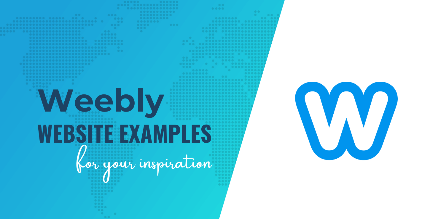 Weebly ウェブサイトの例