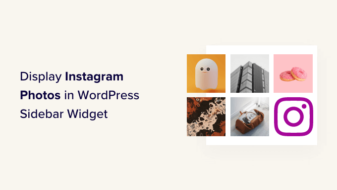 Instagramの写真をWordPressのサイドバーウィジェットに表示する方法 How to display Instagram photos in WordPress sidebar widget