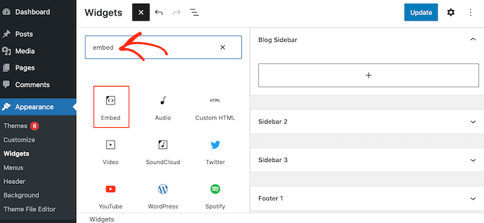WordPress 埋め込みブロック The WordPress Embed block