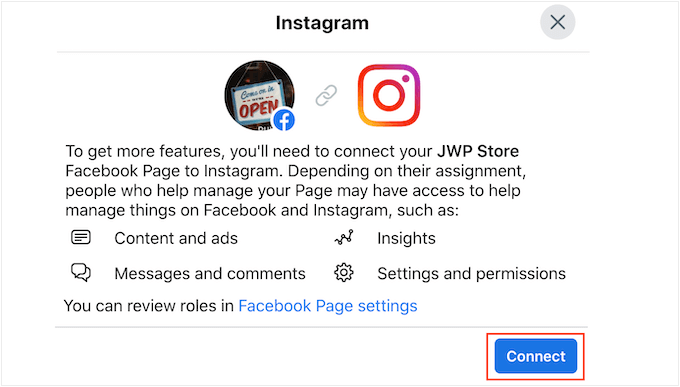 インスタグラムとフェイスブックの連携 Linking Instagram and Facebook
