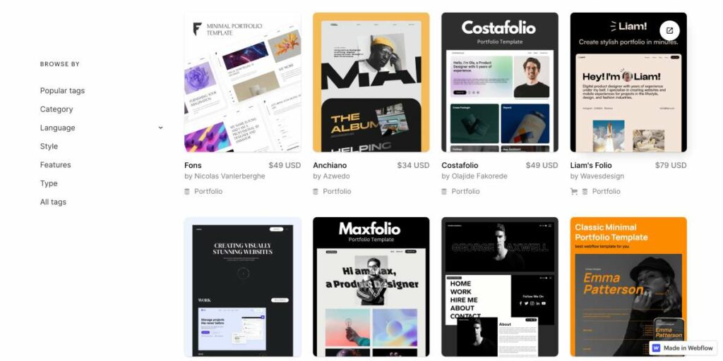 șabloane de flux web