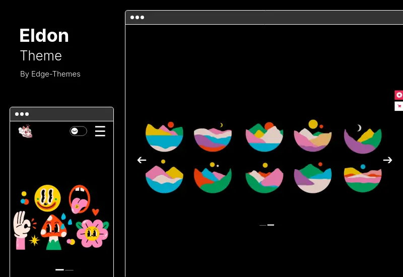 Tema Eldon - Tema WordPress de Portfólio de Artista