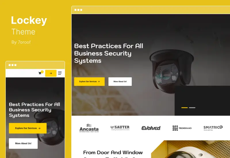 Lockey Theme - Tema de WordPress para CCTV y sistemas de seguridad