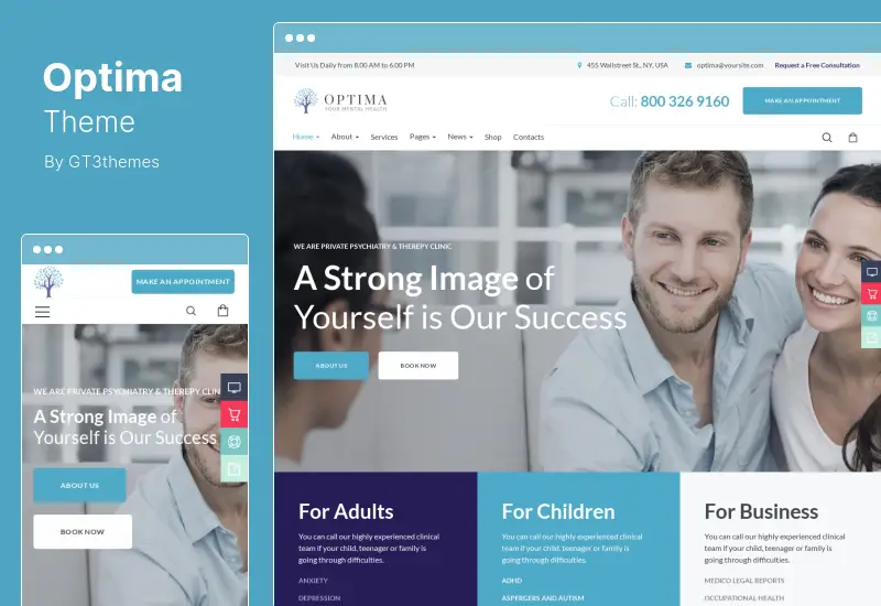 Motyw Optima - Motyw WordPress dla psychologii i poradnictwa