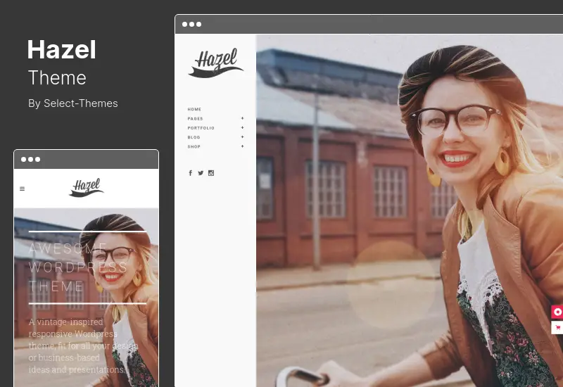 Hazel Theme - Kreatywny motyw WordPress z wieloma koncepcjami