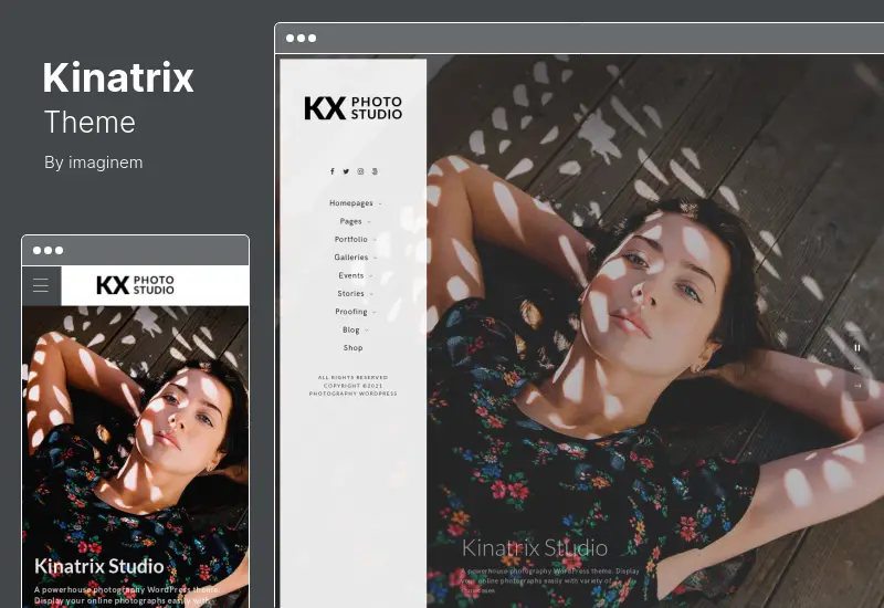 Motyw Kinatrix - Motyw WordPress dla fotografii