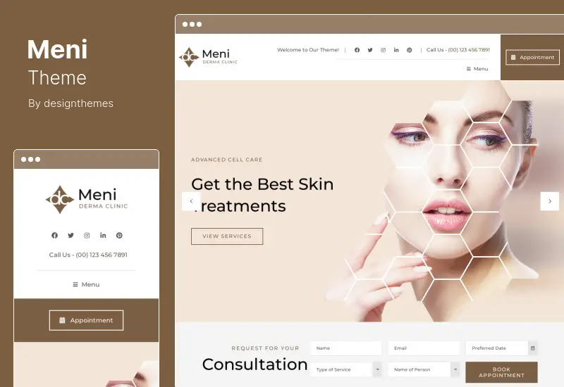 Meni Theme - Medical Doctor WordPress 主題