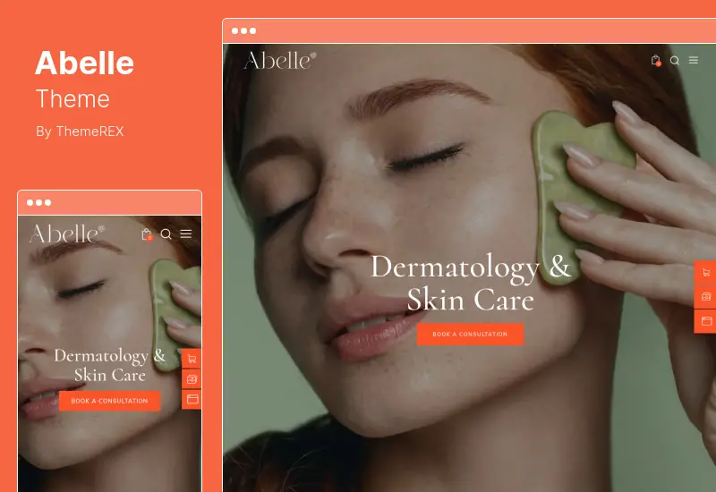 Abelle 主題 - Beauty Salon Elementor WordPress 主題