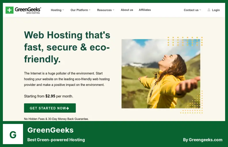 GreenGeeks - 최고의 친환경 호스팅