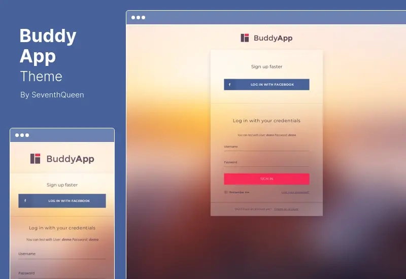 BuddyApp 테마 - 모바일 퍼스트 커뮤니티 WordPress 테마