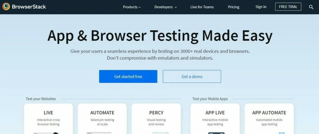 browserstack - 測試你的 wordpress 網站的響應主題