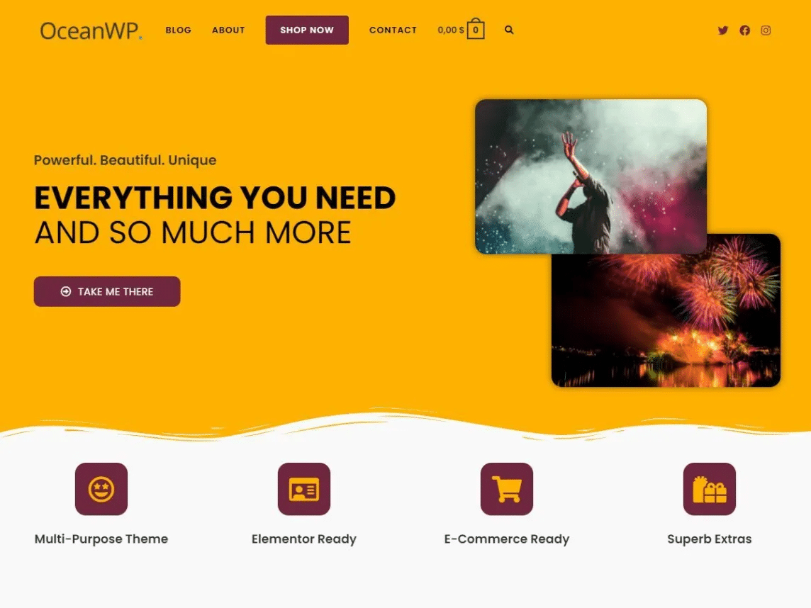 OceanWP - 출처: WordPress.org