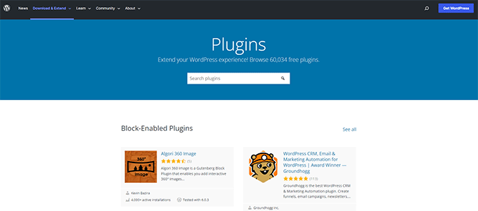 워드프레스 플러그인 WordPress plugins