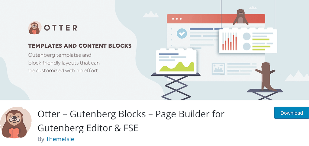 Kadence Blocks vs GenerateBlocks vs Otter Blocks:Otter Blocks banner