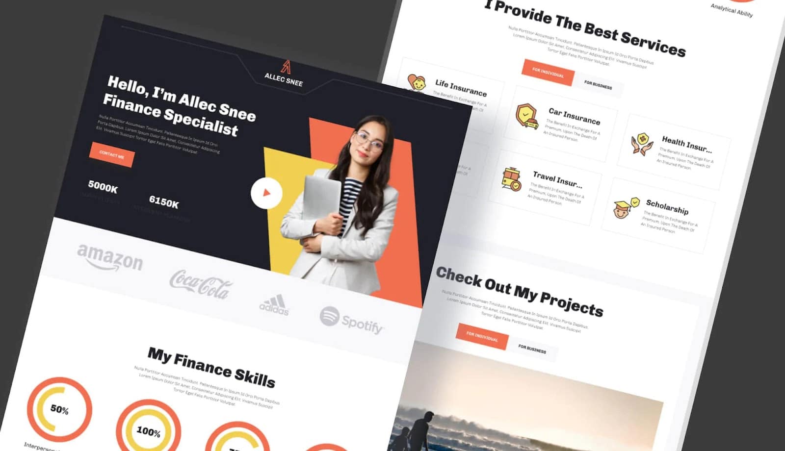 Plantillas de sitios web para mujeres Women’s Website Templates