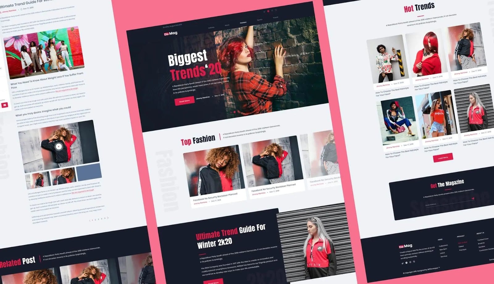 Plantillas de sitios web para mujeres Women’s Website Templates