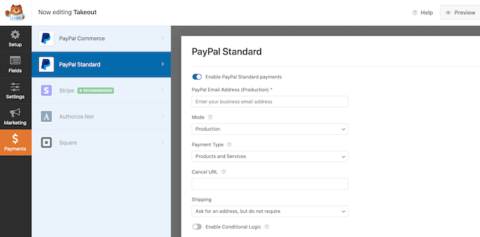 为您的餐厅网站接受在线支付 Accepting online payments for your restaurant website