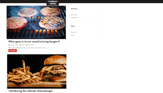 WordPress 博客文章列表 A list of WordPress blog posts