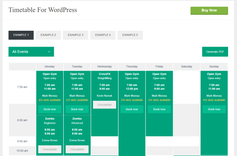 wordpress 截图的时间表
