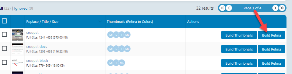 construirea retinei