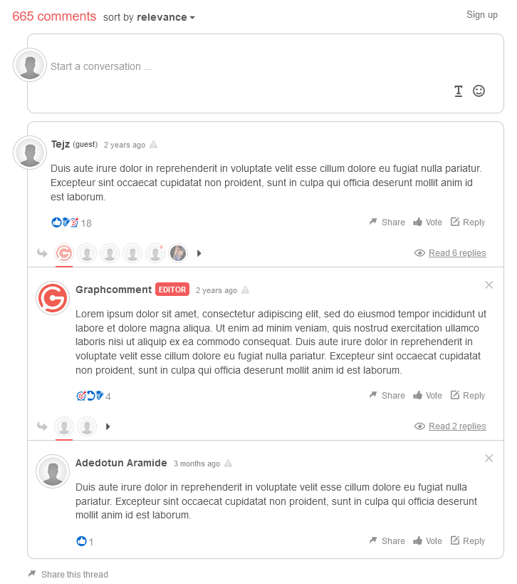 GraphComentário Plugin WordPress